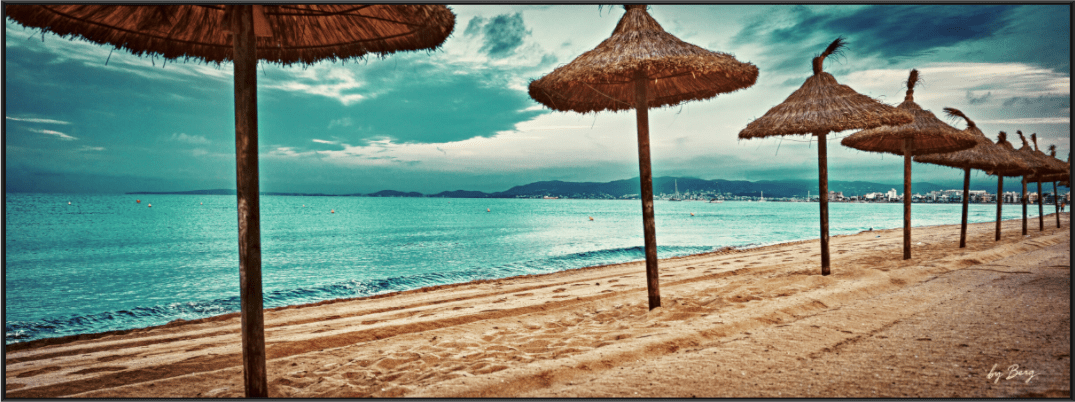 Der stille Strand von Palma de Mallorca - byberg.photo